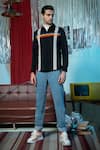 Buy_Abkasa_Black Cotton Embroidery Karaoke Shirt _at_Aza_Fashions