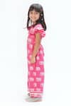 LIL DRAMA_Pink Viscose Printed Elephant Jumpsuit _Online_at_Aza_Fashions