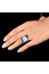 Buy_Tsara_Blue Crystal Ring _at_Aza_Fashions