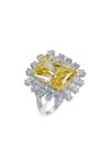 Shop_Tsara_Yellow Crystal Ring _at_Aza_Fashions