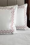 Buy_Sadyaska_White 100% Cotton Thread Embroidered Cube Work Bedsheet Set _Online_at_Aza_Fashions