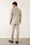 Shop_Son Of A Noble Snob_Ivory Linen Arfa Balance Print Blazer And Pant Set _at_Aza_Fashions