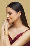 Buy_Nepra By Neha Goel_Gold Plated Stones Embellished Bangles - Set Of 4_at_Aza_Fashions