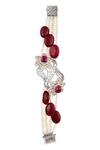 Shop_Tsara_Red Stone Crystal Bracelet_at_Aza_Fashions