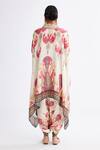 Shop_Rajdeep Ranawat_Pink Satin Printed Abstract Sonth Pattern Dhoti Pant  _at_Aza_Fashions