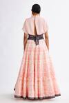 Shop_Rajdeep Ranawat_Pink Satin And Silk Duppion Varsha Leela Mandala Lehenga With Blouse  _at_Aza_Fashions