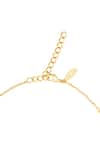 Buy_Zariin_Gold Plated Mirror Polki Padma Embellished Choker Necklace 