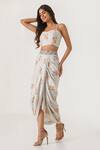 Buy Pasha India Green Cotton, Rayon Embroidery, Sequins Floral Print Bralette And Lungi Skirt Set at Aza Fashions Buy_Pasha India_Green Cotton, Rayon Embroidery, Sequins Floral Print Bralette And Lungi Skirt Set _at_Aza_Fashions