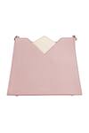 Buy_Adisee_Pink Olivia Structured Pastel Leather Bag_Online_at_Aza_Fashions