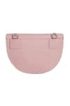 Adisee Pink Suzy 3d Structured Pastel Leather Bag Online at Aza Fashions Adisee_Pink Suzy 3d Structured Pastel Leather Bag_Online_at_Aza_Fashions