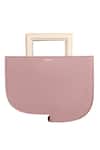 Shop_Adisee_Pink Donna Sturdy Handle Structured Pastel Bag _at_Aza_Fashions