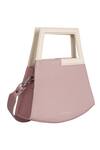 Shop_Adisee_Pink Jil Leather Geometric Structured Pastel Bag _at_Aza_Fashions