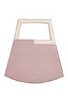 Buy_Adisee_Pink Jil Leather Geometric Structured Pastel Bag _Online_at_Aza_Fashions