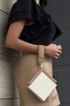 Buy_ADISEE_Ivory Cami Leather Geometric Bag _at_Aza_Fashions