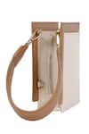 Buy_ADISEE_Ivory Cami Leather Geometric Bag _Online_at_Aza_Fashions