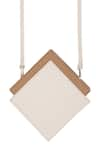 Buy_ADISEE_Ivory Cami Leather Geometric Bag 