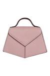 ADISEE_Pink Fiona Piccola Leather Pastel Miniature Bag _at_Aza_Fashions