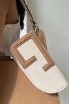 Shop_ADISEE_Ivory Leather Structured Sunglass Case_Online_at_Aza_Fashions