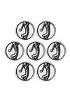 Cosa Nostraa_Silver Golfer Buttons - Set Of 7 _Online_at_Aza_Fashions