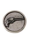 Buy_Cosa Nostraa_Grey Power Gun Carved Buttons - Set Of 5 _Online_at_Aza_Fashions