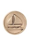 Buy_Cosa Nostraa_Gold Sail Boat Buttons - Set Of 5 _Online_at_Aza_Fashions