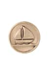 Buy_Cosa Nostraa_Gold Sail Boat Carved Buttons - Set Of 7 _Online_at_Aza_Fashions