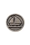 Buy_Cosa Nostraa_Grey Sail Boat Carved Buttons - Set Of 5 _Online_at_Aza_Fashions