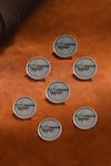 Buy_Cosa Nostraa_Grey Vintage Plane Brass Buttons - Set Of 7 _at_Aza_Fashions