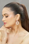 Buy_Minaki_Multi Color Cubic Zirconia Embellished Earrings_at_Aza_Fashions