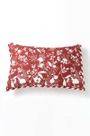 vVyom By Shuchita_Red Shell And Filler 100% Cotton Bahaarbloom Hibiscus Reversible Bedcover Set_Online_at_Aza_Fashions