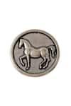 Buy_Cosa Nostraa_Grey Stallion Shimmer Carved Buttons - Set Of 7 _Online_at_Aza_Fashions