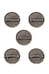 Cosa Nostraa_Grey Car Power Buttons - Set Of 5 _Online_at_Aza_Fashions