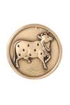 Buy_Cosa Nostraa_Gold Classy Cow Buttons - Set Of 5 _Online_at_Aza_Fashions