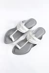 Shop_IraSoles_White Gogo Leather Kolhapuri Sandals _at_Aza_Fashions