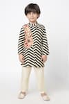 Buy Lil Drama Black Polyester, Muslin Embroidery Chevron Print Kurta With Pant at Aza Fashions Buy_Lil Drama_Black Polyester, Muslin Embroidery Chevron Print Kurta With Pant _at_Aza_Fashions