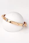 Shop_Outhouse_Gold Plated Evil Eye Cuff _at_Aza_Fashions