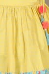 Buy Lil Drama Yellow Cotton Tassels Folklore Printed Kurta And Dhoti Pant Set Online at Aza Fashions Buy_Lil Drama_Yellow Cotton Tassels Folklore Printed Kurta And Dhoti Pant Set _Online_at_Aza_Fashions