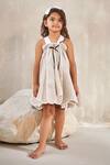 Buy_Jasmine And Alaia_Beige Linen Krysta Dress  _at_Aza_Fashions