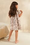 Shop_Jasmine And Alaia_Green Cotton Lace, Bows The Flora Rachel Dress _at_Aza_Fashions