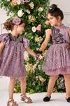 Shop_Jasmine And Alaia_Purple Satin The Parker Embroidered Dress  _Online_at_Aza_Fashions