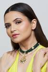 Buy_Saga Jewels_Multi Color String Kundan Necklace_at_Aza_Fashions