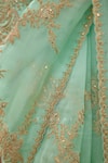 Buy_Torani_Green Silk Organza Hand Embroidery Dori Gul Neer Daavya Saree  