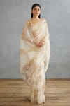 Buy_Torani_Ivory Silk Organza Hand Embroidery Dori Gul Bano Daavya Saree  _Online_at_Aza_Fashions