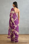 Shop_Torani_Purple Silk Organza Hand Embroidery Dori Gul Rez Daavya Saree  _at_Aza_Fashions