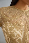 Buy_Torani_Ivory Raw Silk Hand Embroidery Dori Round Neck Gul Bano Yashoda Blouse _Online_at_Aza_Fashions