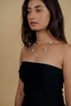 Buy_Solasta Jewellery_Silver Plated Swarovski Zirconia Solitaire Pendant Necklace_at_Aza_Fashions