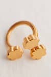 Shop_Outhouse_Gold Plated Poppi Clump Ring _at_Aza_Fashions
