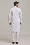 Shop_Arihant Rai Sinha_White Cotton Embroidery Chikankari Floral Kurta Set _at_Aza_Fashions