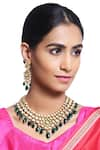 Buy_MINAKI_Gold Plated Stone Kundan Choker Set _at_Aza_Fashions