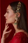 Buy_Paisley Pop_Long Embellished Jhumki Earrings_at_Aza_Fashions